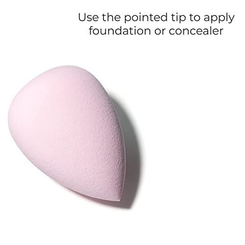 MAPPERZ Makeup Sponge Set, Foundation Blending Beauty Sponge, Flawless for Liquid, Cream, and Powder, MEDIUM Size, Pack Of 4