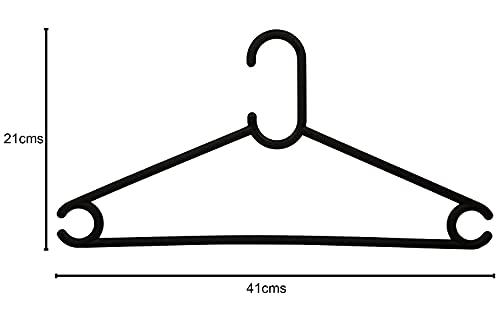 MAPPERZ Plastic Clothes Hanger Space Saving Hangers for Wardrobe
