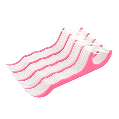 MAPPERZ Oral Care 3 in 1 Tooth Cleaning Dental Floss Toothpicks Plastic Set for Fresh Breath and Healthy Gums- 20 Piece (White) (4)
