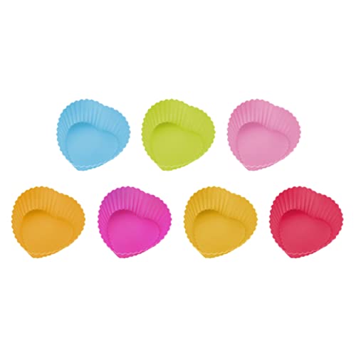 MAPPERZ Reusable & Washable Silicone Moulds Baking Cup Set Kitchen Baking Nonstick, Multicolor Tools for Muffins/Cupcake/Jelly/Cake