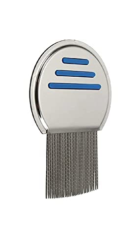 MAPPERZ Stainless Steel Lice Treatment Nit Lice Egg Removal Stainless Steel Metal Comb