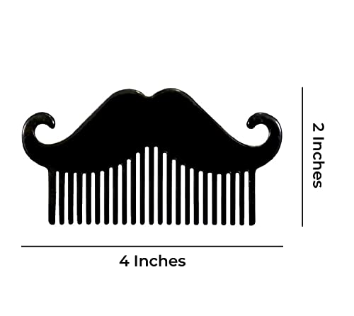 MAPPERZ Beard Shaping Tool for men beard shaping and styling tool comb beard shaping tools for men (Muuch Beard Comb), Pack Of 1
