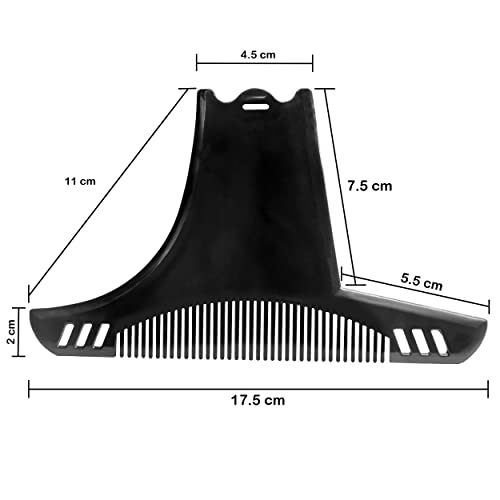 MAPPERZ Beard Shaper/Men Shaper With Comb Beard Shaping Tool For The Perfect Beard