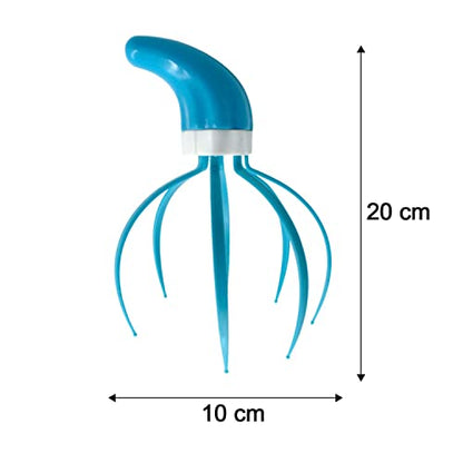MAPPERZ 9 Claw Head Massager/Hand Held Manual Scalp Massager Head Scratcher for Stress Relax - Pack of 1