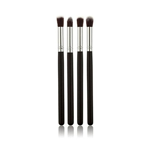 MAPPERZ Set of 4 Pcs. Medium Pencil Eyeshadow Brush For Beautiful Eye Look - Black