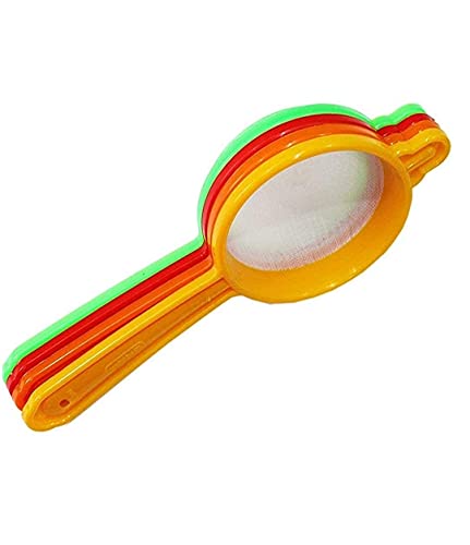 MAPPERZ Multipurpose Water/Tea/Milk Strainer Sieve/ Chai Tea Chalni - Multicolor