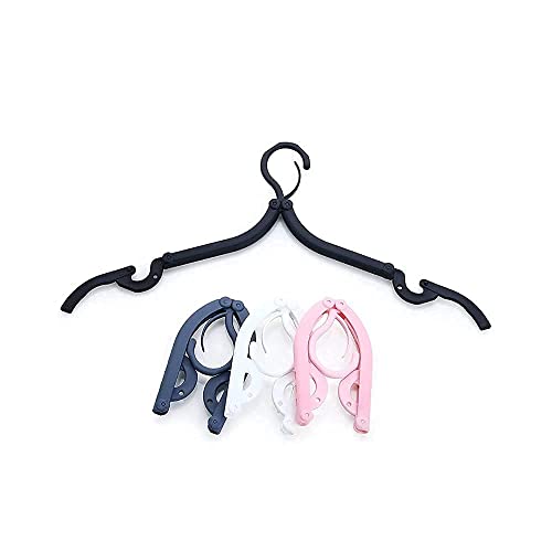 MAPPERZ Space Saving Foldable Clothes Hanger/ Clothing Drying Hanger with Anti-Slip Groove for Home Travel Outdoor Camping Hiking