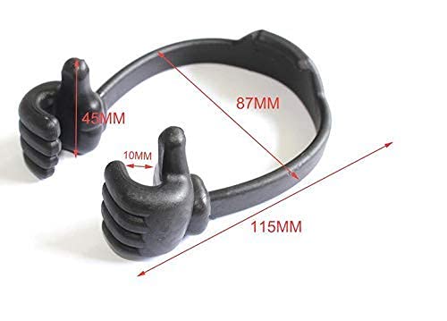 MAPPERZ Universal Mobile Holder Tabletop OK Mobile Stand, Hand Shaped Fun Mobile Cell Phone Stand Holder for Desk (Multicolour)