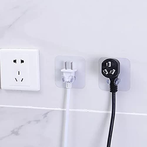 MAPPERZ Wall Mounted Power Plugs Socket Holder Stickers Adhesive Hook for Wall