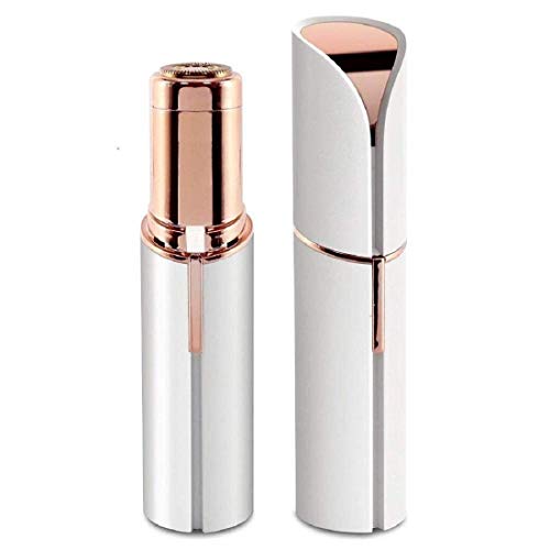MAPPERZ Painless Electric Eyebrow Trimmer Facial Hair Remover for Women Hair Remover Kit Epilator with Cleaning Brush ((Battery Included))