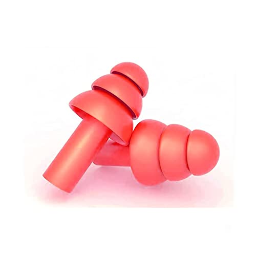 MAPPERZ Soft Silicone Noise Reduction Ear Plugs for Sleeping, Meditation, Swimming Adult and Child Reusable For Travel – ( Pair, Multicolor)