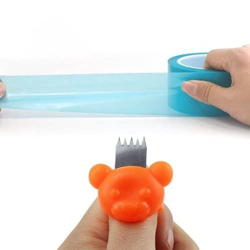 MAPPERZ Portable and Easy Finger Tape Cutter for Packing Boxes Tape Cutter Ring (Pack of 3)