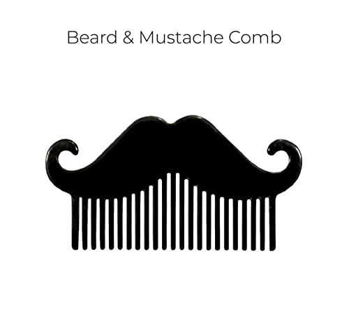 MAPPERZ Beard Shaping Tool for men beard shaping and styling tool comb beard shaping tools for men (Muuch Beard Comb), Pack Of 1