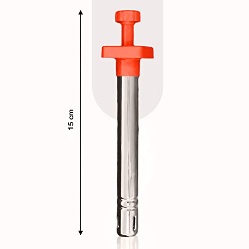 MAPPERZ Easy Grip Stainless Steel Regular Lighter for Kitchen Stove, Restaurants & Kitchen Use, Random Color, Pack of 1