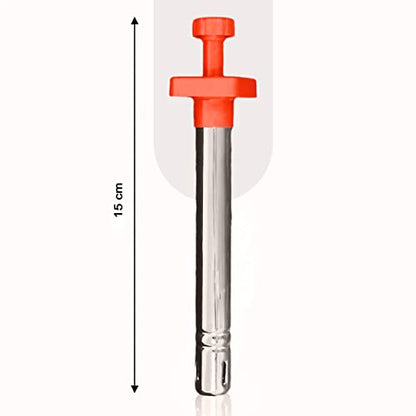 MAPPERZ Easy Grip Stainless Steel Regular Lighter for Kitchen Stove, Restaurants & Kitchen Use, Random Color, Pack of 1