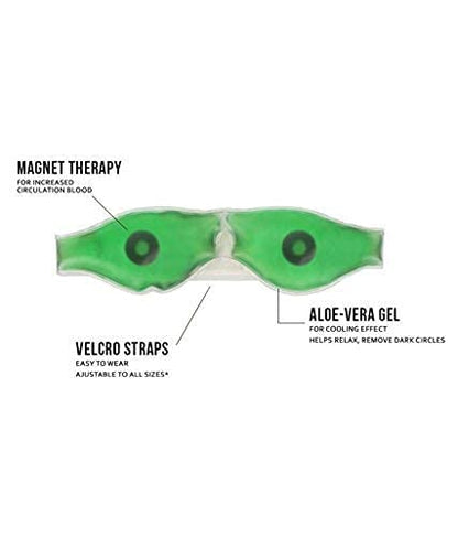 MAPPERZ Aloe Vera Cool Gel Eye Mask Summer Ice Cooling Sleeping Mask for Eye Patches