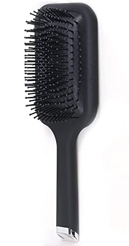 MAPPERZ Paddle Hair Brush with Ball Tip Bristles For Grooming, Straightening, Smoothing Hair/ Professional Hair Styling for Men and Women- Black