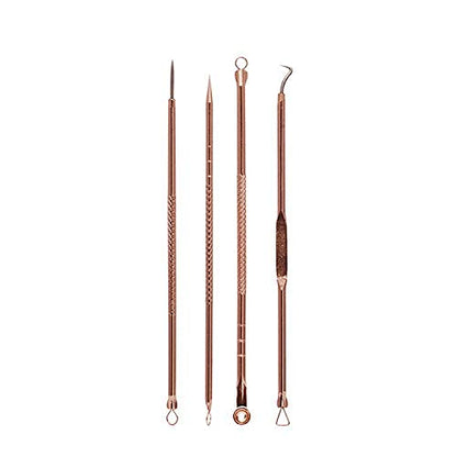 MAPPERZ Blackhead Acne Removal Needle Kit 4 Pcs Cleaning Tool Blemish Pimple Comedone for Women and Men