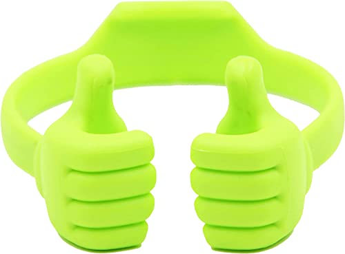 MAPPERZ Thumbs up Cell Phone Holder, Adjustable Tablet Stand, Multi Colors Portable Desktop OK Stands Compatible for Smart Phones Cellphone Mobile Phone Tablets, Random Color - Pack of 1