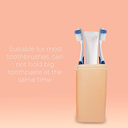 MAPPERZ Multifunction Travel Toothbrush Case Holder Portable Toothbrush Storage Plastic Toothbrush Holder- (Multocolor)