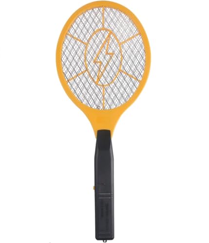 MAPPERZ Mosquito Protection Racket Bat in-Built Rechargeable Insect Killer Bat with Rechargeable Bedminton Fly Bugs Trap Bat for Home Bedroom Kitchen (Black)