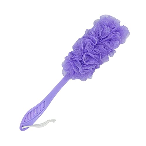 MAPPERZ Loofah Long Handle Bath Body Brush/Loofah On a Stick for Men Women Body WashSoft Nylon Mesh Sponge for Shower - Pack of 1