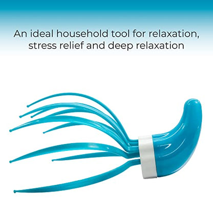 MAPPERZ 9 Claw Head Massager/Hand Held Manual Scalp Massager Head Scratcher for Stress Relax - Pack of 1