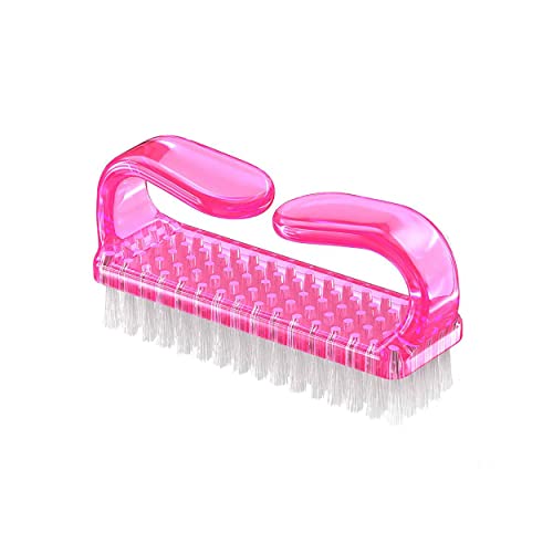 MAPPERZ Handle Grip Nail Brush Hand Finger Toe Nail Scrub Cleaning Brush Manicure Pedicure Scrubbing Cleaner Brush for Men and Women (Multicolor)