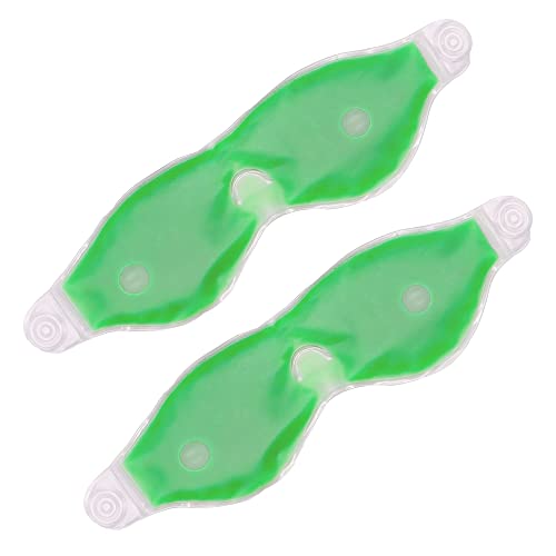 Aloe Vera Cool Gel Eye Mask Summer Ice Cooling Sleeping Mask for Eye Patches Remove Dark Circles Fatigue Cool Eyes Patch Pads Eye Care