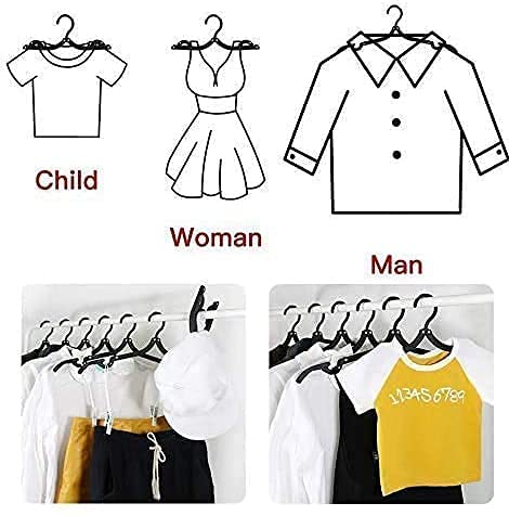 MAPPERZ Space Saving Foldable Clothes Hanger/ Clothing Drying Hanger with Anti-Slip Groove for Home Travel Outdoor Camping Hiking