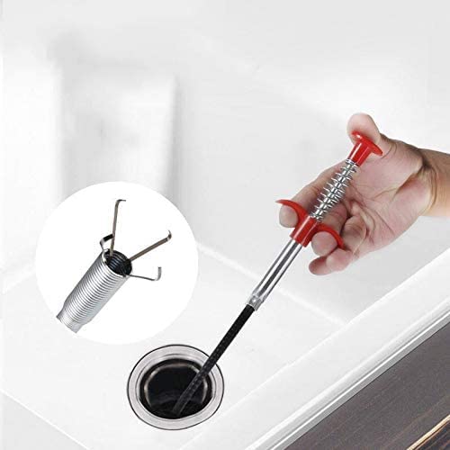 MAPPERZ Flexible Grabber Claw Pick Up Reacher Tool with 4 Claws Bendable Hose Pickup Reaching Assist Tool for Litter Pick/Home Sink/Drains/Toilet