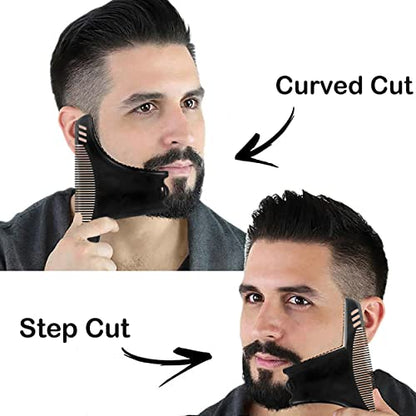 MAPPERZ Beard Shaper/Men Shaper With Comb Beard Shaping Tool For The Perfect Beard