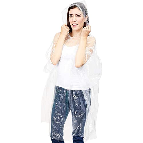 MAPPERZ Rain Card, Unisex Pocket Rain Coat Single Layer Disposable Rain Card for Adult, Easy to Carry & Use and Reusable, Thin Raincoat Poncho, Waterproof Emergency Use, Free Size, 2Pc