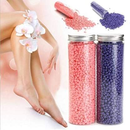 MAPPERZ Hard Wax Beans Hair Removal/ Painless Brazilian Wax for Full Body/ Multi Colors Wax for Facial, Brazilian Bikini, Underarms, Back, Chest, Legs- Pearl Beads