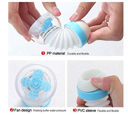 MAPPERZ 360 Degree Adjustable Rotating Plastic Water Faucet Tap Shower Extension Sink for Cleaning Dishes and Cleaning Veggies
