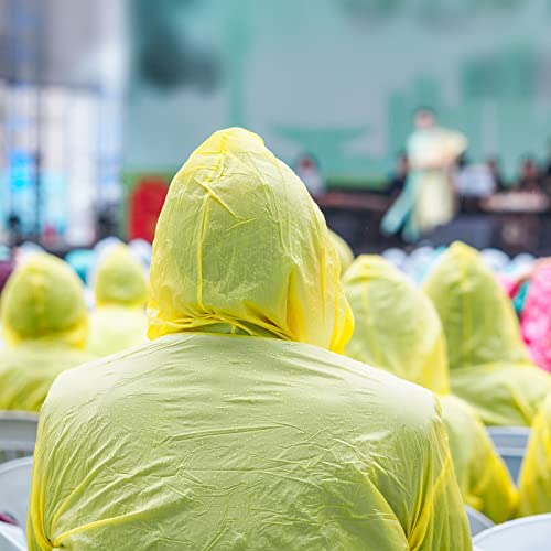 MAPPERZ Rain Card, Unisex Pocket Rain Coat Single Layer Disposable Rain Card for Adult, Easy to Carry & Use and Reusable, Thin Raincoat Poncho, Waterproof Emergency Use, Free Size, 2Pc