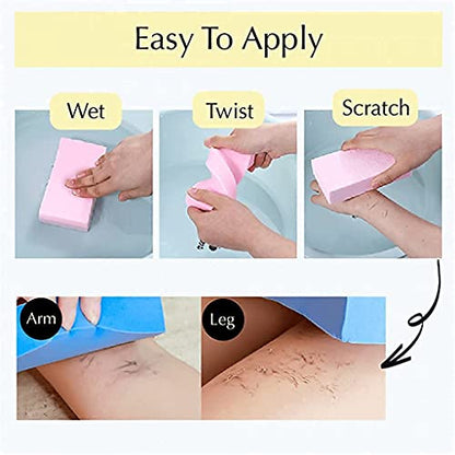 MAPPERZ Ultra Soft Exfoliating Sponge, Asian Bath Sponge For Shower, Japanese Spa Cellulite Massager, Dead Skin Remover Sponge For Body, Face Scrubber for Women and Men, Random Color, Pack Of 1