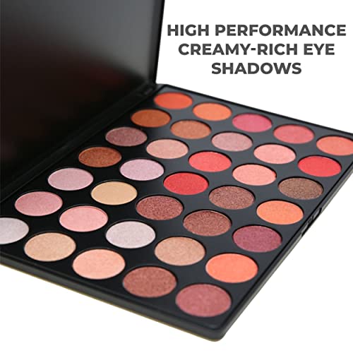 MAPPERZ Professional 35 Colors Mattes And Shimmers High Pigmented Eye Shadow Palette, Multicolor