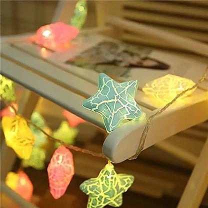 MAPPERZ Led Serial String Lights for Home Decore Copper Wire 12 Stars 138 led Lights for Birthday Festive Decore