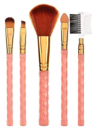 MAPPERZ Professional Make Up Brush Set/Synthetic Makeup Brush Set Foundation Blending Blush Face (Pack of 5) (Multi colour)
