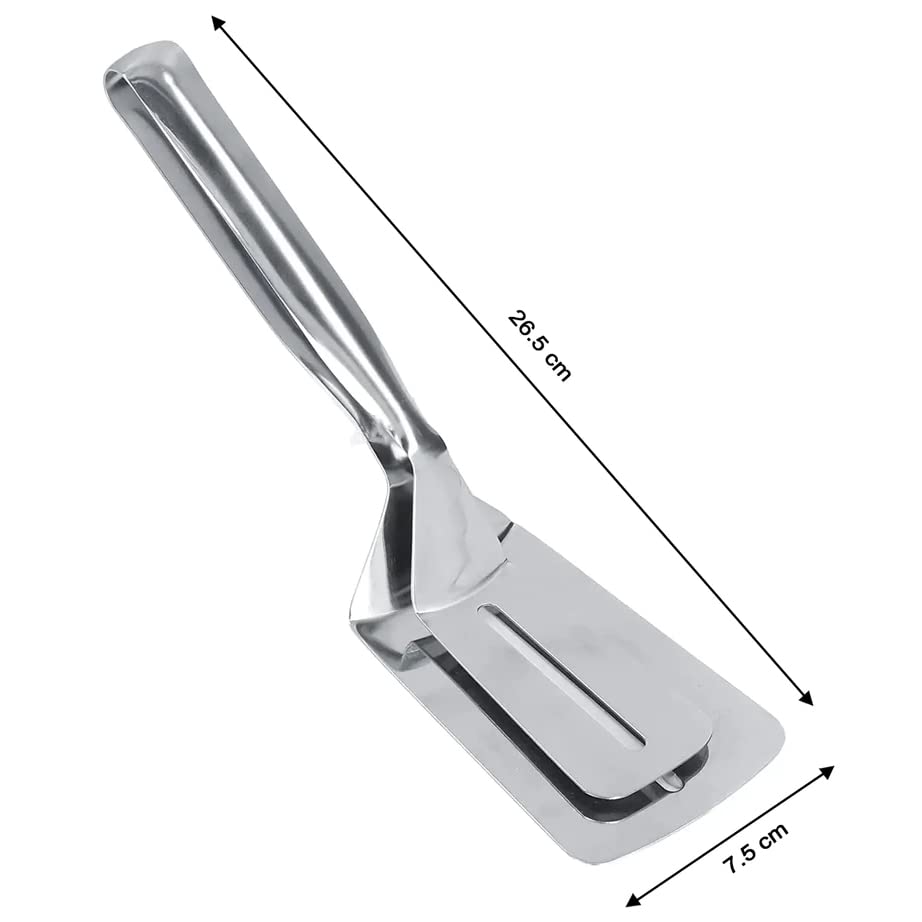 MAPPERZ Multifunctional Tongs Cooking & Serving Utensil Frying Food Tong Stainless Steel BBQ Kitchen Tong
