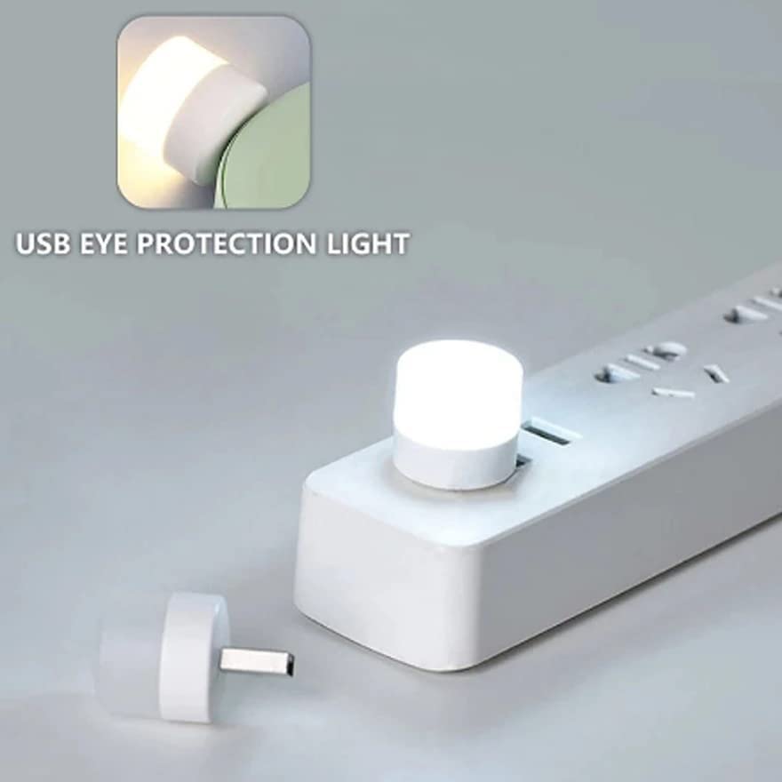 MAPPERZ Portable Home USB Night Lights/USB Atmosphere Lights Bulb for Bathroom Car Nursery Kitchen
