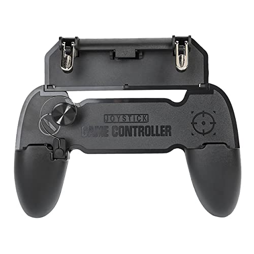 MAPPERZ Mobile Controller L1R1 Mobile Game Trigger Gamepad 4 Finger Shooting Sensitive Controller with Joystick Conductive Stretchable Gaming, Pack Of 1