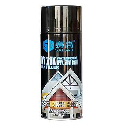 MAPPERZ Waterproof Patch & Seal Spray Rubber Flexx Repair & Sealant for Indoor and Outdoor Use, Black Rubber Coating Spray 450 ml