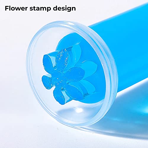 MAPPERZ Original Fresh Flower Stamp Toilet Gels, Stops Limescales and Stains with Air Freshening Scent, Deodorizing Clean Pack Of 1