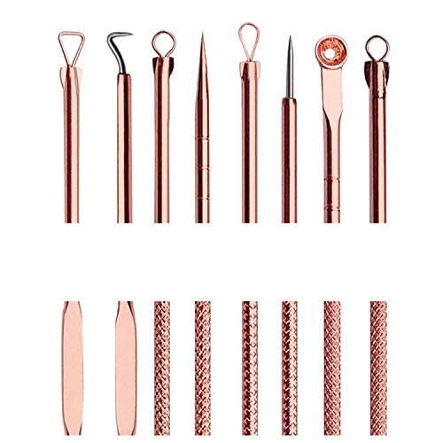 MAPPERZ Blackhead Acne Removal Needle Kit 4 Pcs Cleaning Tool Blemish Pimple Comedone for Women and Men