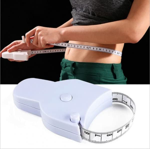 MAPPERZ Automatic Telescopic Body Measuring Tape with Lock Pin and Push Button 60 inch (150cm)