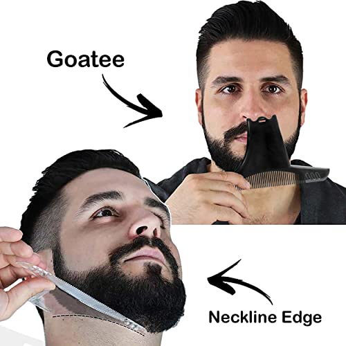 MAPPERZ Beard Shaper/Men Shaper With Comb Beard Shaping Tool For The Perfect Beard