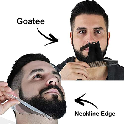 MAPPERZ Beard Shaper/Men Shaper With Comb Beard Shaping Tool For The Perfect Beard