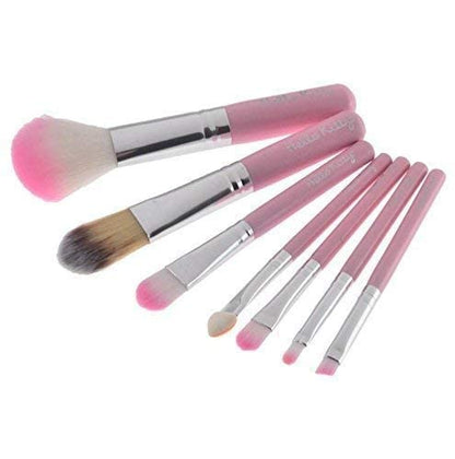MAPPERZ Anti Microbial Foam Makeup Brush/Makeup Brush/Latex-Less/Hello Kitty Mini Makeup Brush Set of 7 Pieces - Set of 7